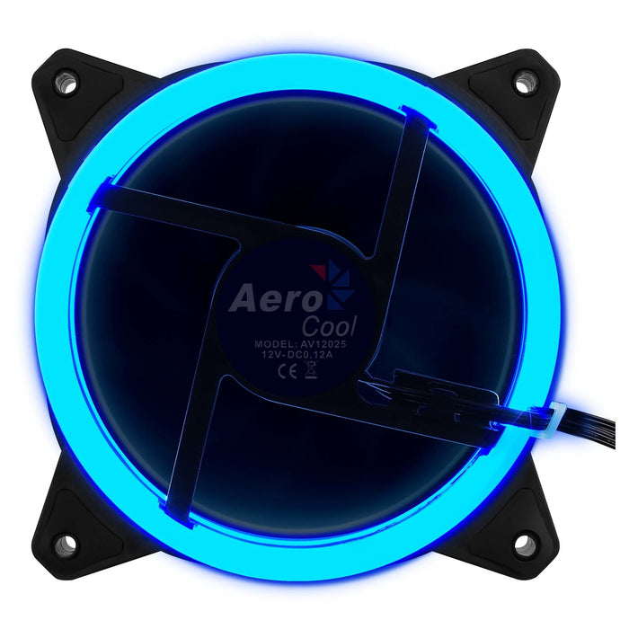 EAN 4713105960969 - Aerocool Rev RGB Carcasa del ordenador Ventilador 12 cm Negro imagen 3