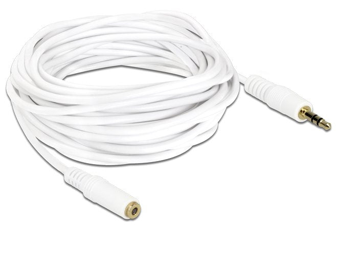 EAN 4043619837717 - DeLOCK 3.5mm M-F, 5m cable de audio 3,5mm Blanco imagen 2