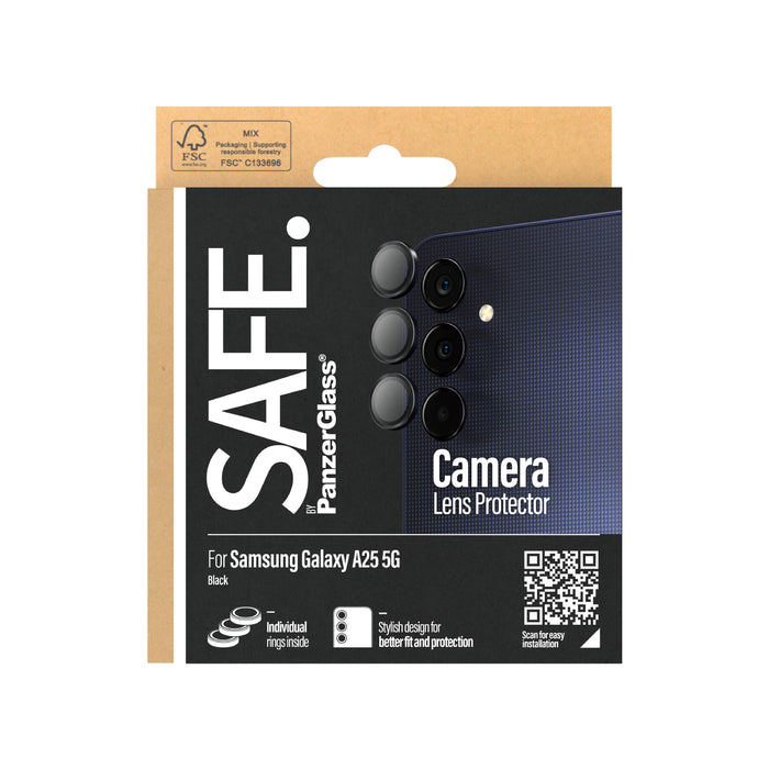 EAN 5711724956829 - PanzerGlass SAFE. by ® Camera Lens Protector Black Samsung Galaxy A25 5G Protector de pantalla 1 pieza(s) imagen 3