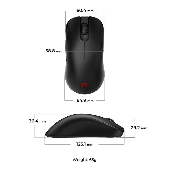 EAN 4718755094200 - ZOWIE FK2-DW ratón Juego mano derecha RF inalámbrico 3200 DPI imagen 7