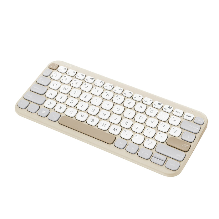 EAN 4711387539057 - ASUS Marshmallow Keyboard KW100 teclado Hogar Bluetooth QWERTY Español Beige imagen 6