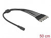 EAN 4043619865901 - DeLOCK 86590 cable divisor y combinador Divisor de señal para cable coaxial Negro imagen 1