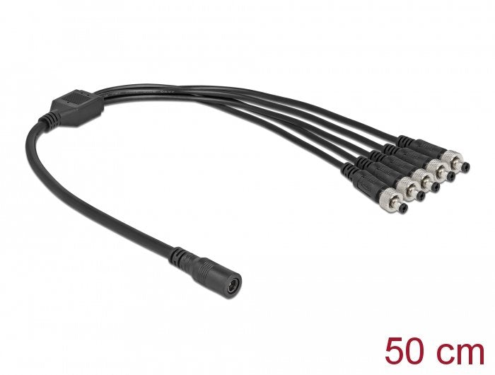 EAN 4043619865901 - DeLOCK 86590 cable divisor y combinador Divisor de señal para cable coaxial Negro imagen 1