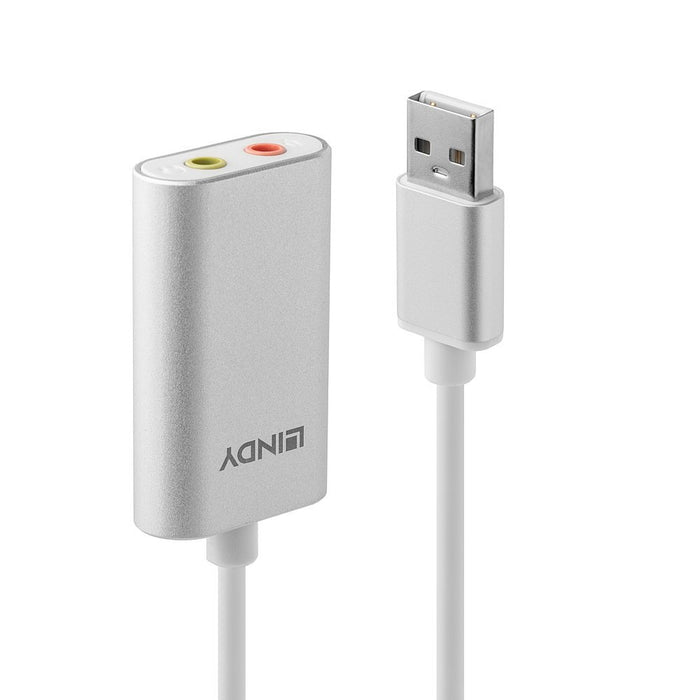 EAN 4002888429269 - Lindy 42926 convertidor de audio Plata, Blanco imagen 1