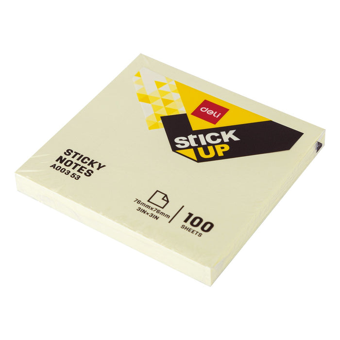 EAN 6921734942500 - Deli EA00353 pestaña autoadhesiva 100 hojas Amarillo, Rojo imagen 3