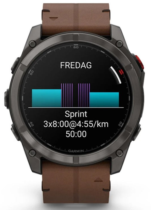 EAN 753759362430 - Garmin fēnix 8 Pro 3,56 cm (1.4") AMOLED 51 mm Digital 454 x 454 Pixeles Pantalla táctil Gris, Titanio Wif imagen 9