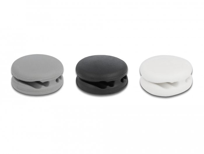 EAN 4043619183395 - DeLOCK 18339 abrazadera para cable Negro, Gris, Blanco 3 pieza(s) imagen 1
