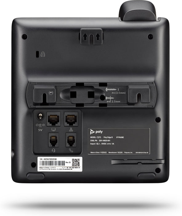 EAN 0197497517156 - HP Poly Edge B10 IP Phone with Power Supply PRC teléfono IP Negro 2 líneas LCD imagen 4