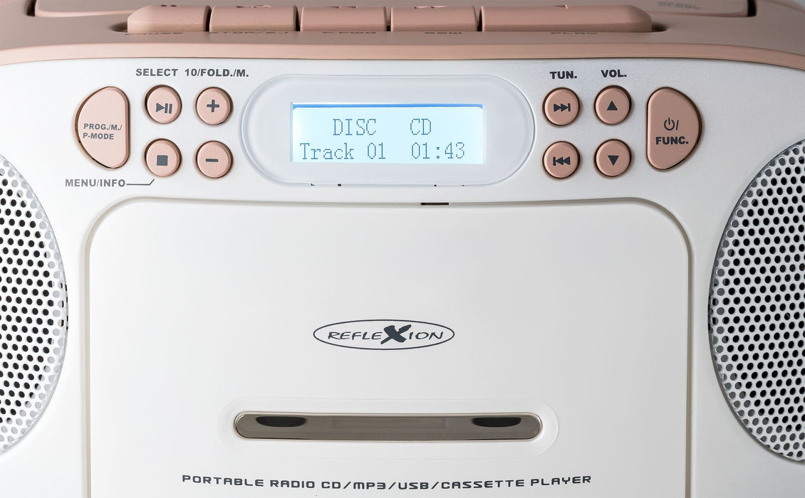 EAN 4260035678933 - Reflexion RCR2260DAB radio Portátil Blanco, Rosa imagen 4
