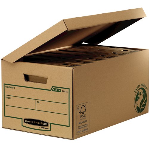 EAN 43859708024 - Fellowes 4472205 caja de almacenaje Rectangular Papel Negro, Marrón imagen 1