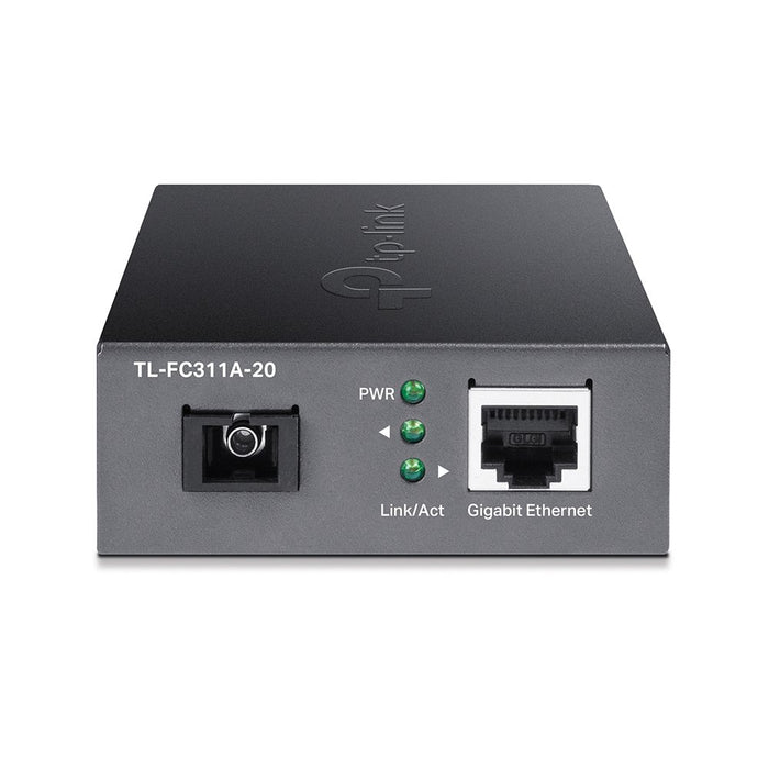 EAN 6935364010584 - TP-Link TL-FC311A-20 convertidor de medio 1000 Mbit/s Monomodo Negro imagen 3