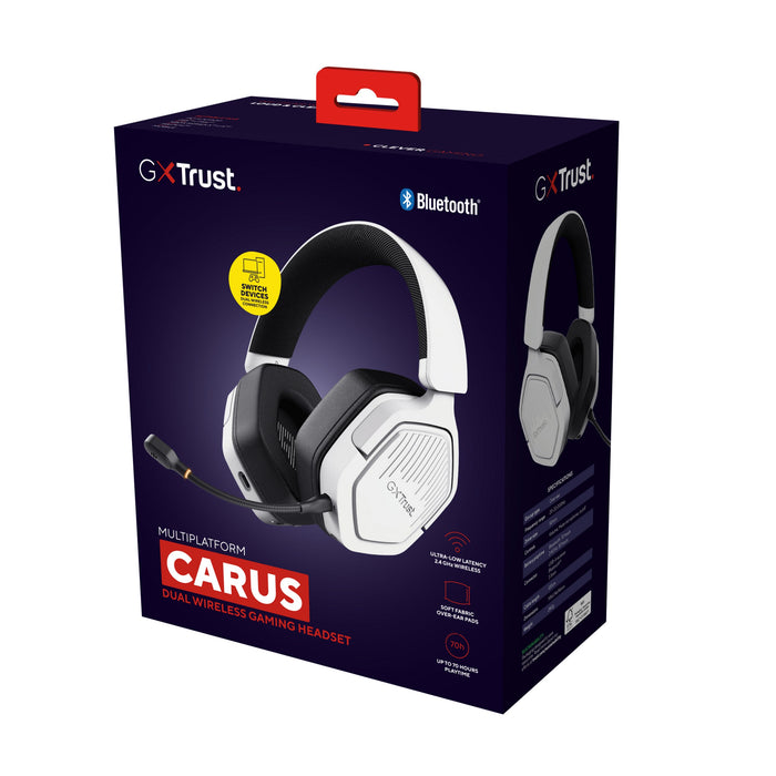 EAN 8713439255348 - Trust GXT 493W Carus Auriculares Inalámbrico y alámbrico Diadema, Casco Juego USB Type-C / USB Type-A Blu imagen 8