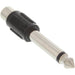 EAN 4043718066001 - InLine 99322 cambiador de género para cable 6.3mm jack male RCA F Negro, Plata imagen 2