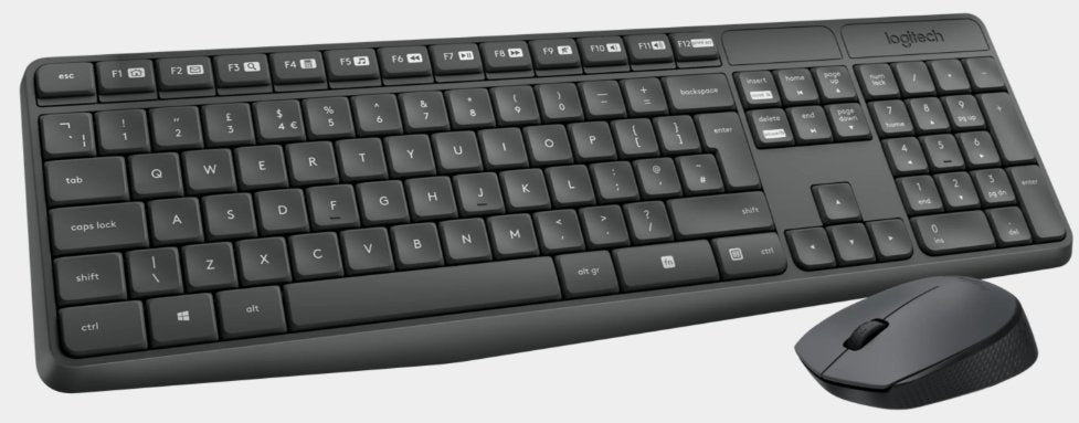 EAN 5099206063907 - Logitech 920-007917 teclado Ratón incluido Universal RF inalámbrico Portugués Gris imagen 3