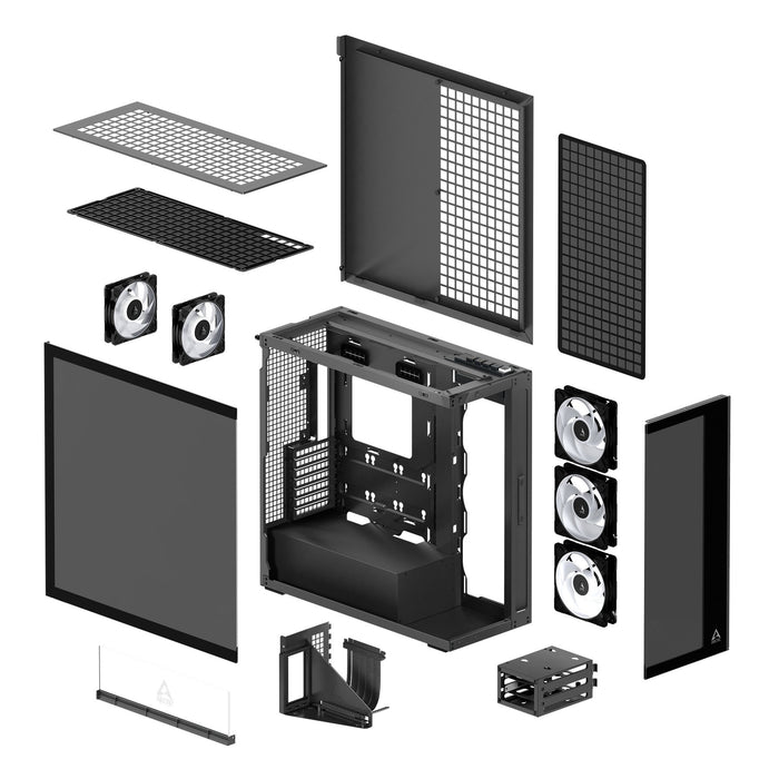 EAN 4895265000485 - ARCTIC Xtender VG Black (Tinted Glass) Midi Tower Negro imagen 13