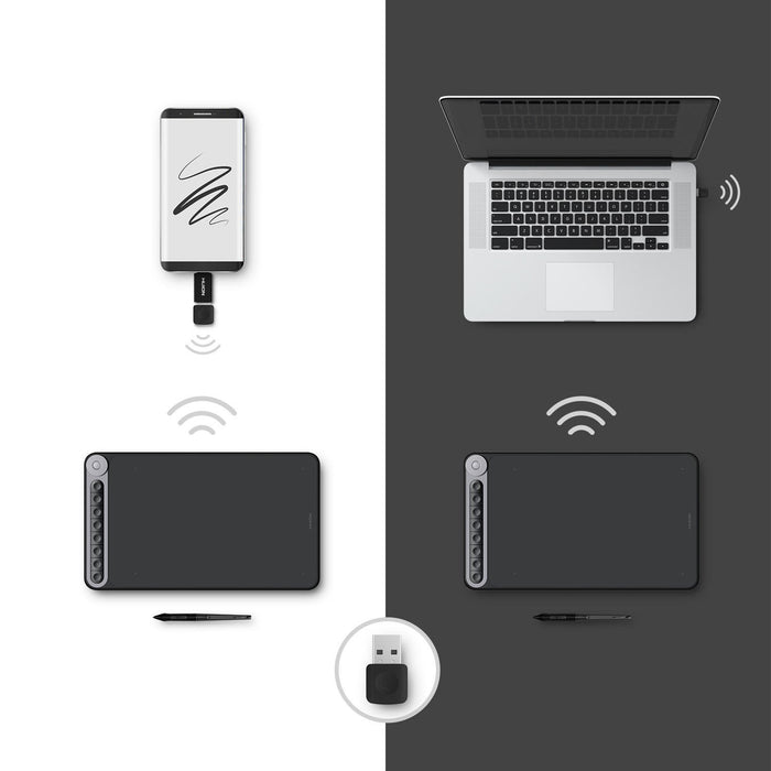 EAN 6930444801403 - HUION Q620M tableta digitalizadora Negro 5080 líneas por pulgada 266,7 x 166,7 mm USB imagen 6