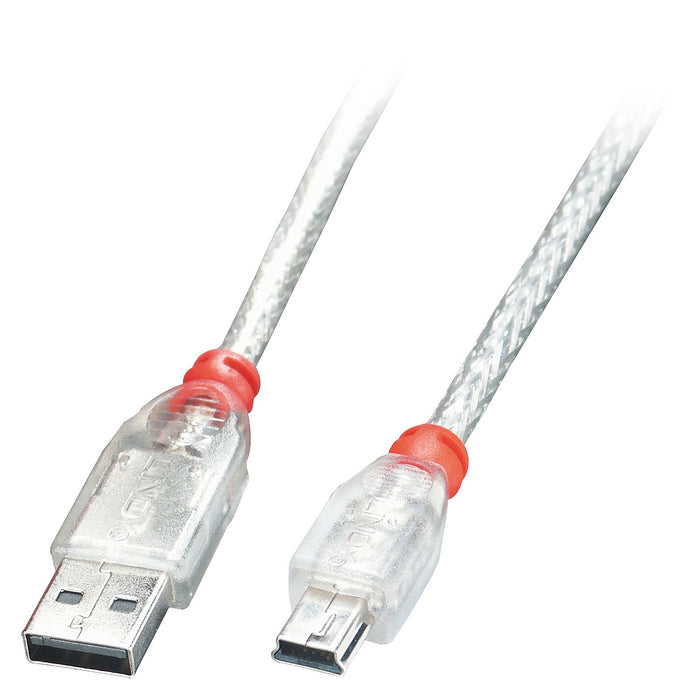 EAN 4002888417853 - Lindy 41785 cable USB USB 2.0 5 m USB A Mini-USB B Transparente imagen 1