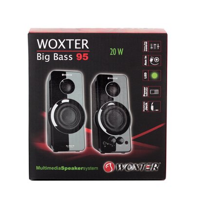 EAN 8435089014891 - Woxter Big Bass 95 De 2 vías Negro Alámbrico 20 W imagen 6