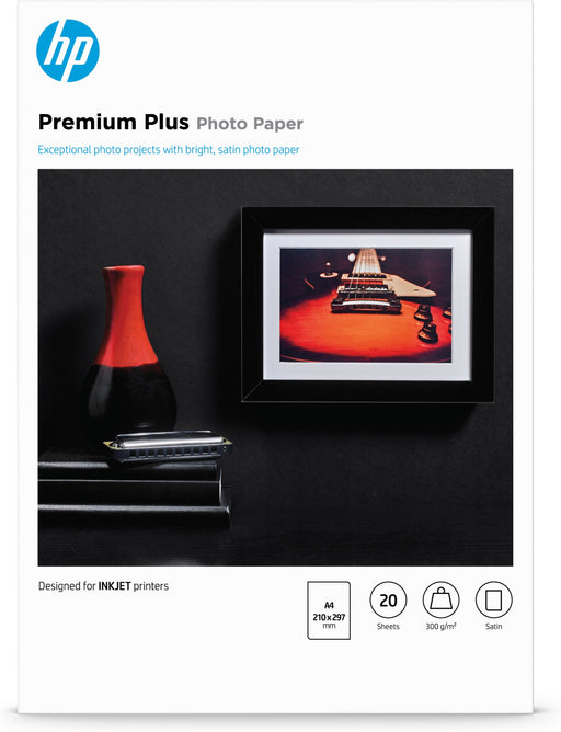 EAN 0886111138883 - HP Premium Plus Semi-gloss Photo Paper-20 sht/A4/210 x 297 mm A3 Semi-brillo imagen 1