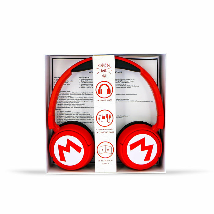 EAN 5055371625975 - OTL Technologies Super Mario Auriculares Inalámbrico y alámbrico Diadema Música USB Tipo C Bluetooth Rojo imagen 10