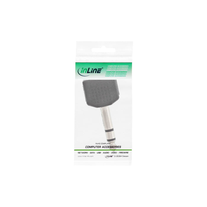 EAN 4043718031016 - InLine 99304 cambiador de género para cable 3.5mm jack female 2x3.5mm Negro imagen 3