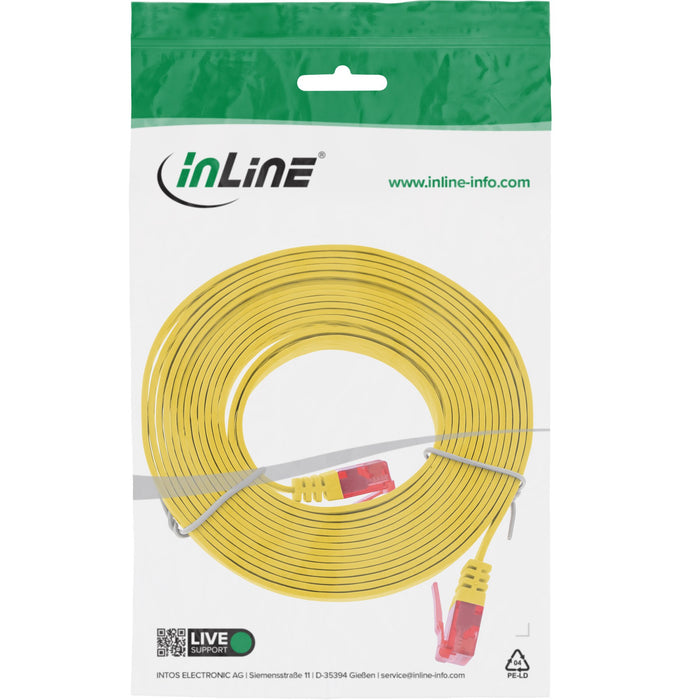 EAN 4043718157211 - InLine 71603Y cable de red Amarillo 3 m Cat6 U/UTP (UTP) imagen 4