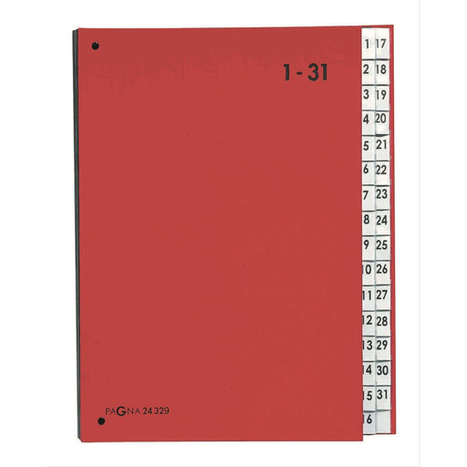 EAN 4013951000292 - Pagna 24329-01 separador Rojo Cartón A4 imagen 2