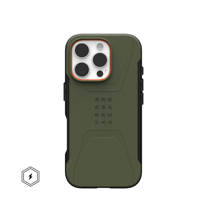 EAN 0840283914126 - Urban Armor Gear Civilian funda para teléfono móvil 16 cm (6.3") Oliva imagen 1