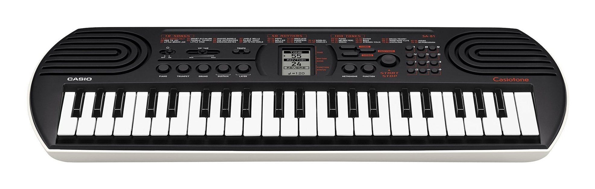 EAN 4971850321217 - Casio SA-81 piano digital 44 llaves Negro imagen 2