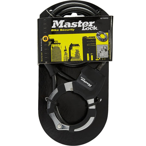 EAN 3520190944702 - MASTER LOCK Street Cuff Negro 1000 mm Cable antirrobo imagen 2