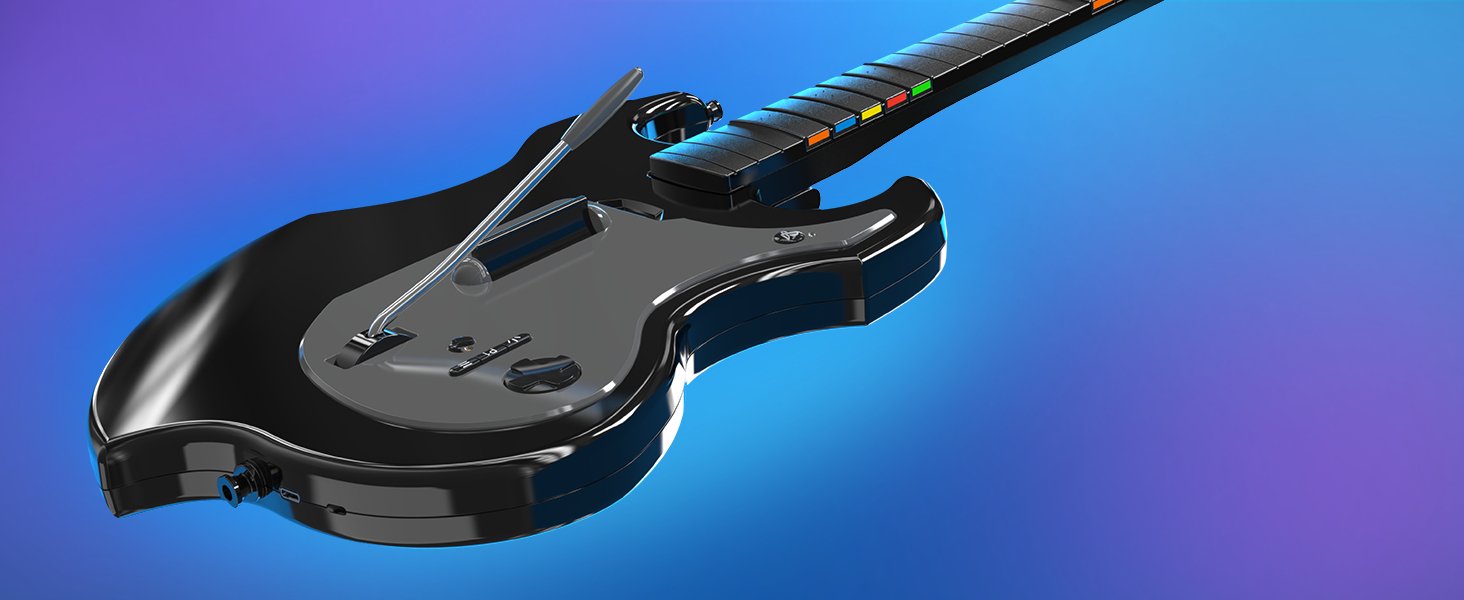 EAN 708056072599 - PDP Riffmaster Negro, Gris Guitarra Analógico/Digital PC, PlayStation 4, PlayStation 5 imagen 25