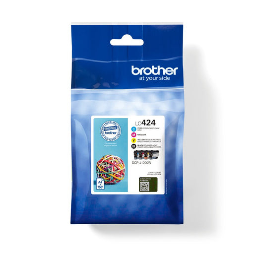 EAN 4977766813099 - Brother LC424VAL cartucho de tinta 4 pieza(s) Original Negro, Cian, Magenta, Amarillo imagen 1
