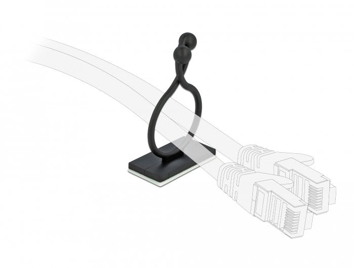 EAN 4043619601769 - DeLOCK 60176 organizador de cables Piso Gancho de soporte para cableado 10 pieza(s) imagen 3