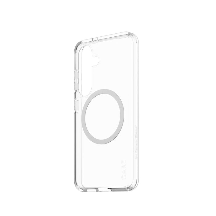 EAN 5715685017018 - PanzerGlass CARE™ by ® Urban Combat Case Transparent w. White Qi Compatible Samsung Galaxy S25 funda para imagen 4