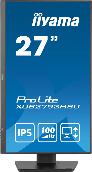 EAN 4948570124619 - iiyama ProLite XUB2793HSU-B7 pantalla para PC 68,6 cm (27") 1920 x 1080 Pixeles Full HD LED Negro imagen 11