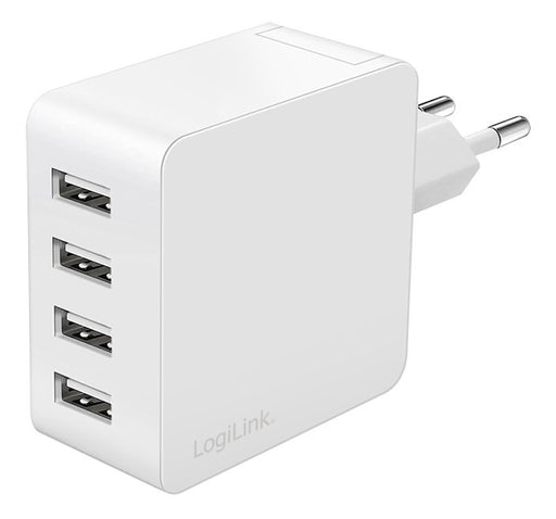 EAN 4052792074291 - LogiLink PA0336W cargador de dispositivo móvil Universal Blanco Corriente alterna Carga rápida Interior imagen 1
