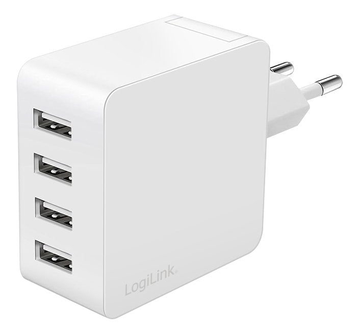 EAN 4052792074291 - LogiLink PA0336W cargador de dispositivo móvil Universal Blanco Corriente alterna Carga rápida Interior imagen 1