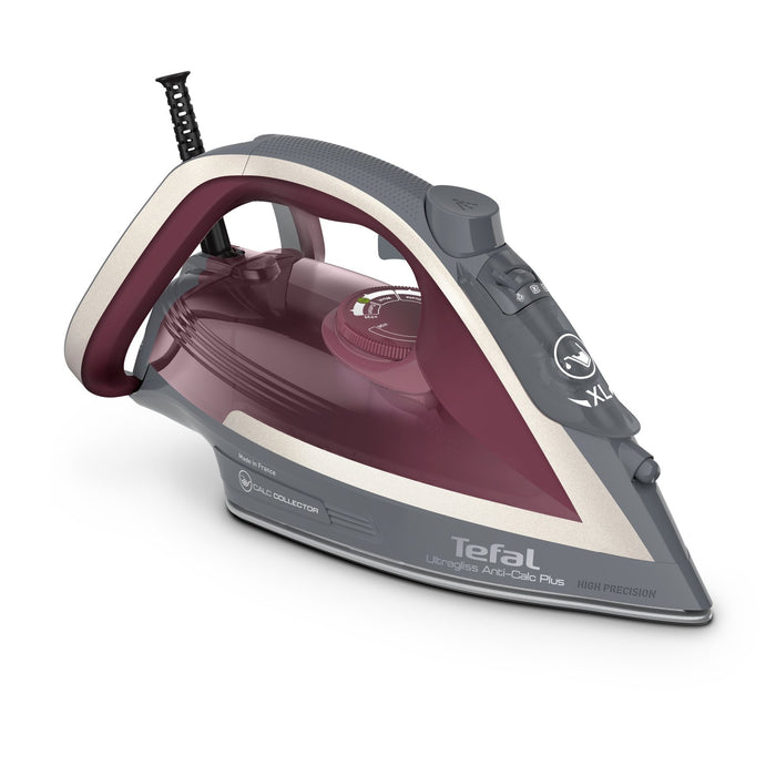 EAN 3121040078099 - Tefal Ultragliss Anti-Calc Plus FV6840 Plancha a vapor 2800 W Púrpura, Plata imagen 1
