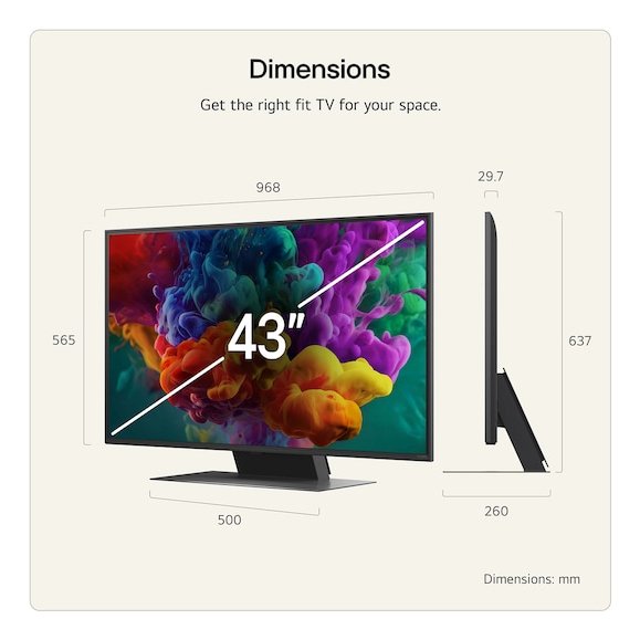 EAN 8806096705766 - LG 43QNED87B6A Televisor 109,2 cm (43") 4K Ultra HD Smart TV Wifi Negro imagen 3