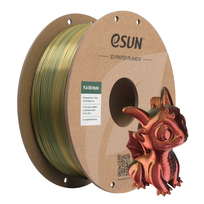 EAN 6922572203006 - eSUN EPLA-SILK MYSTIC Ácido poliláctico (PLA) Verde, Oro, Rojo 1 kg imagen 1