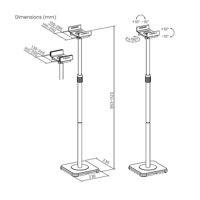 EAN 8435739904244 - AISENS SPK09U-429 soporte de altavoz imagen 7