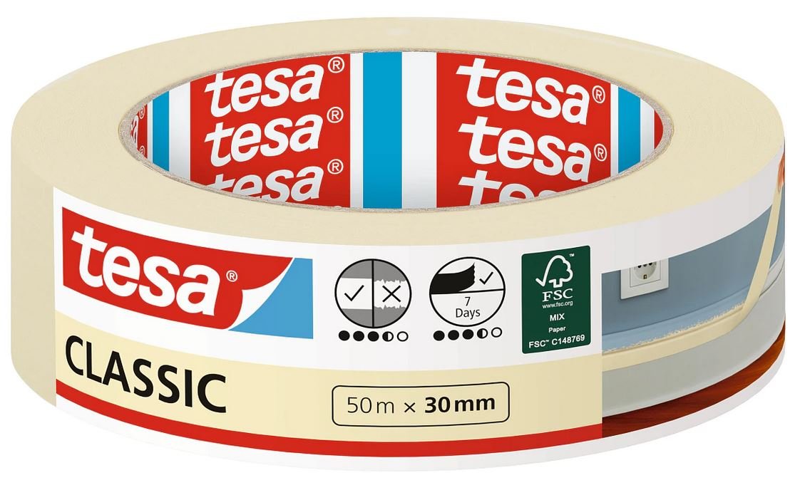 EAN 4042448502445 - TESA CLASSIC Apto para uso en interior 50 m Beige imagen 1