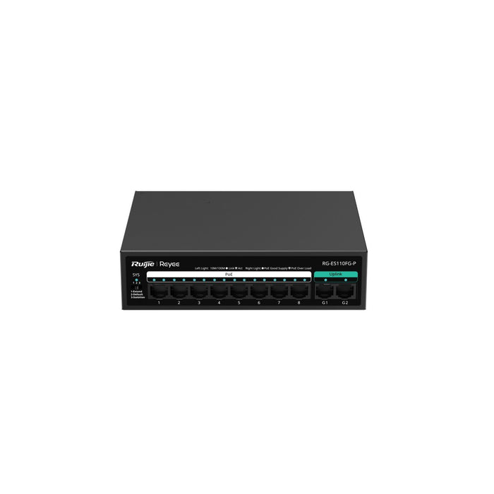 EAN 6971693279070 - Ruijie Networks RG-ES110FG-P switch No administrado L2 Fast Ethernet (10/100) Energía sobre Ethernet (PoE imagen 1