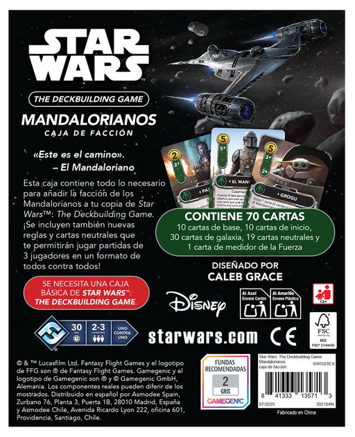 EAN 841333135713 - Asmodee Star Wars: Deckbuilding Game Mandalorianos Star Wars The Deckbuilding Game Mandalorian Factio 30 m imagen 2