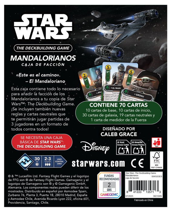 EAN 841333135713 - Asmodee Star Wars: Deckbuilding Game Mandalorianos Star Wars The Deckbuilding Game Mandalorian Factio 30 m imagen 2