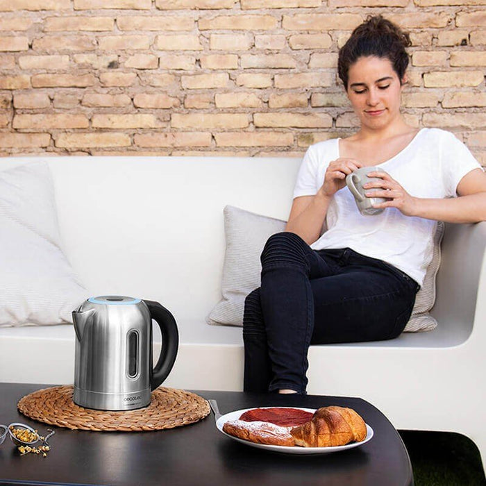 EAN 8435484015158 - Cecotec ThermoSense 290 tetera eléctrica 1,7 L 2200 W Negro, Acero inoxidable imagen 3