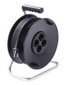 EAN 4016514000180 - Bachmann 392.181 base múltiple 50 m 4 salidas AC Negro imagen 1