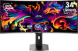 EAN 4711377404136 - MSI MPG 341CQRDE QD-OLED X36 pantalla para PC 86,4 cm (34") 3440 x 1440 Pixeles UltraWide Quad HD Negro imagen 8
