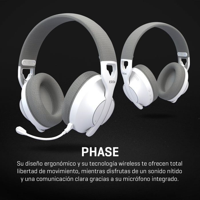 EAN 8436587976674 - Krom Phase Inalámbrico y alámbrico Diadema Juego USB Tipo C Bluetooth imagen 10