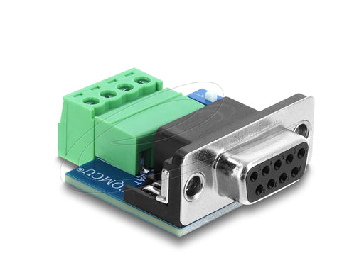 EAN 4043619912940 - DeLOCK 91294 cambiador de género para cable D-Sub 9 4 pin terminal block Negro imagen 1